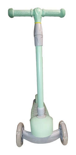 Scooter Para Niñ@s Soporta Hasta 45 Kg Ruedas De Led Slim Color Verde