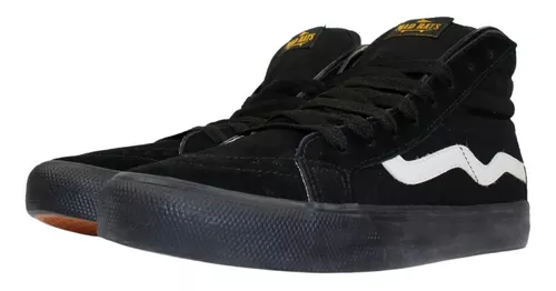 mad rats hi top preto