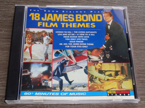 The Soho Strings Play 18 James Bond Film Themes, Cd 1990 Imp