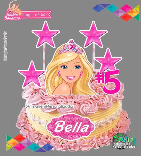 Barbie Bailarina Topper De Bolo