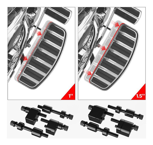 Kit De Soporte De Extensión De Pie Driver Floorboard Exte-f