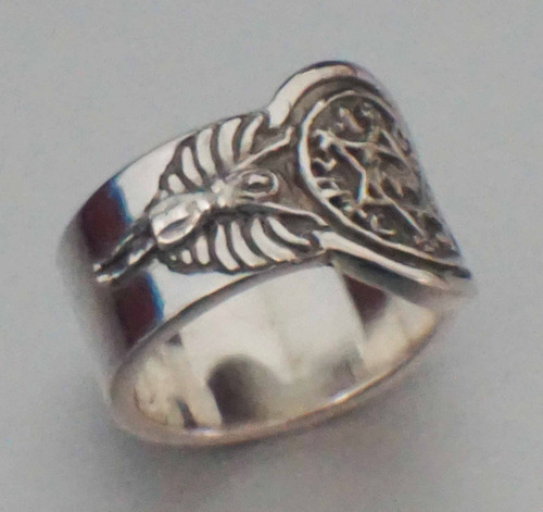 Imagen 5 de 7 de Anillo De Salomon Sello 1.6 Cm En Plata 925 Cualquier Medida