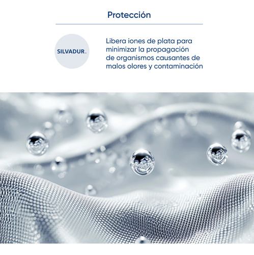 Juego De Sábanas Luuna Algodón Satín, Individual Color Azul marino