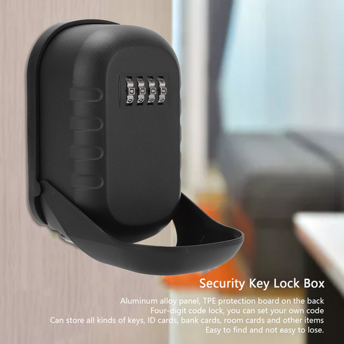Llave De Seguridad Con Cerradura De Combinación De 4 Dígitos