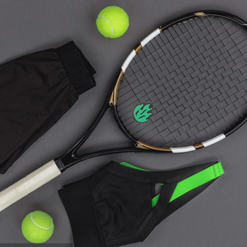 Raqueta De Tenis De Silicona Con Amortiguadores De Vibracion