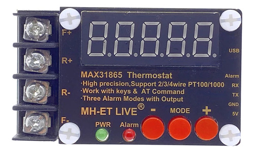Módulo Medición Temperatura Max31865 Rtd Pt100 Pt1000 Serial