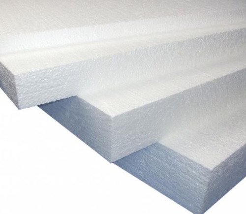 10 Piezas De Placa De Unicel Blanco 25 X 25 X 2 Cm