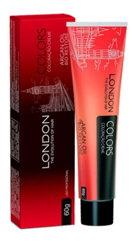  London Colors Coloração Creme 60g Argan Oil & Bio Restore Tom 3.0 castanho escuro