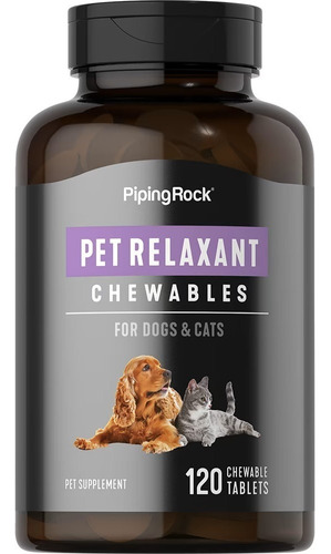 Relajante Para Perros Y Gatos, 120 Tabletas Masticables