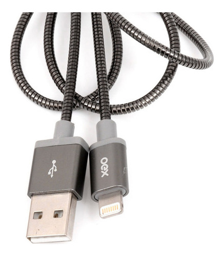 Cabo Lightning Para Usb Carga E Dados Forge 1,2mt Cb912 Oex