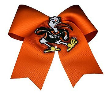 Ncaa Miami Hurricanes Large Cheer Bow Ssb