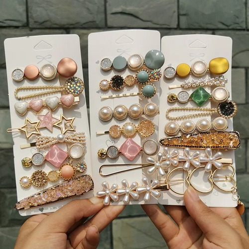 Set De Hermosas Pinzas Para El Cabello ( 10 Unidades)