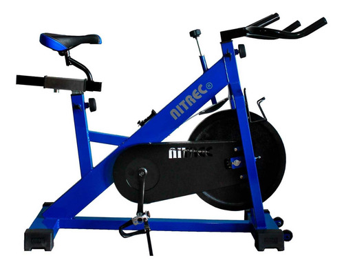 Bicicleta fija Nitrec Indoor para spinning color azul