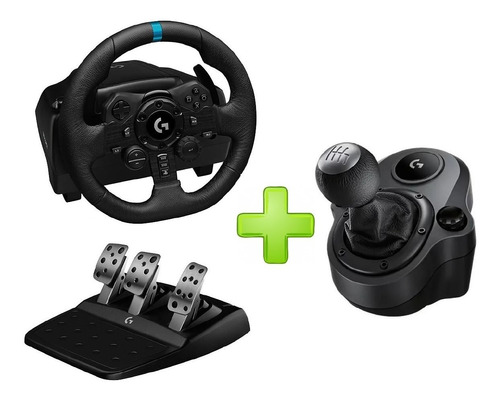 Volante Logitech G923 Trueforce Ps + Palanca Driving Force