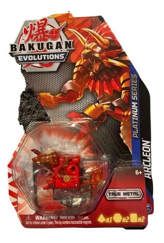 Bakugan Platinum Series S4 True Metal Figura Arcleon