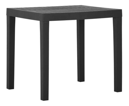 Mesa De Jardín Gris 31.1 X25.6 X28.3 Plástico