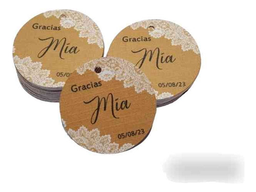 Tags Etiquetas Personalizadas Bodas, Fiestas Y Eventos X10