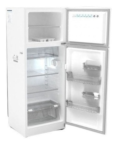 Imagen 2 de 4 de Heladera auto defrost Bambi 2F1600 blanca con freezer 328L 220V
