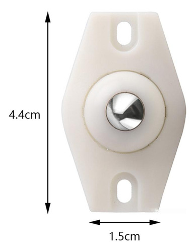 Mini Polea De Pasta Polea Giratoria Conveniente Blanco