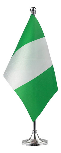 Bandera De Escritorio Gentlegirl, País Nigeria, 20.8 X 14 Cm