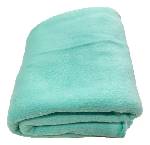 Cuidado que esta manta atrapa! Manta polar extra suave. Color verde agua. –  Oma Home