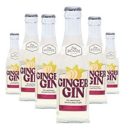 Imagem 1 de 1 de 6x Drink Pronto Easy Booze Gin+ginger 200ml