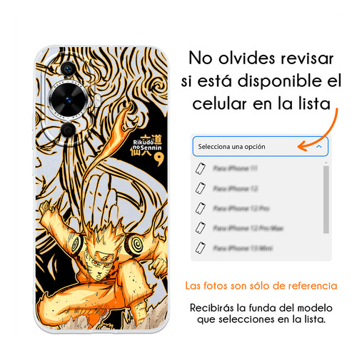 Funda Para Huawei Naruto Modo Sabio De Los 6 Caminos Case