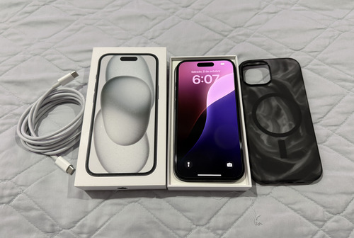 iPhone 15 128 Gb Negro - Versión Esim (Usado)