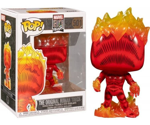 Funko Pop Antorcha Humana 80 Years, Primera Apariencia # 501