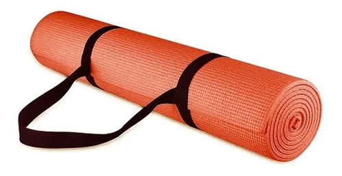 Imagen 1 de 5 de Colchoneta Yoga Mat Pilates 8 Mm Enrollable Fitness Matt Pvc