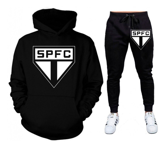 conjunto moletom spfc