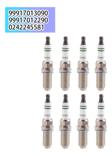 8pcs Spark Plugs 99917013090 99917012290 0242245581 For 911