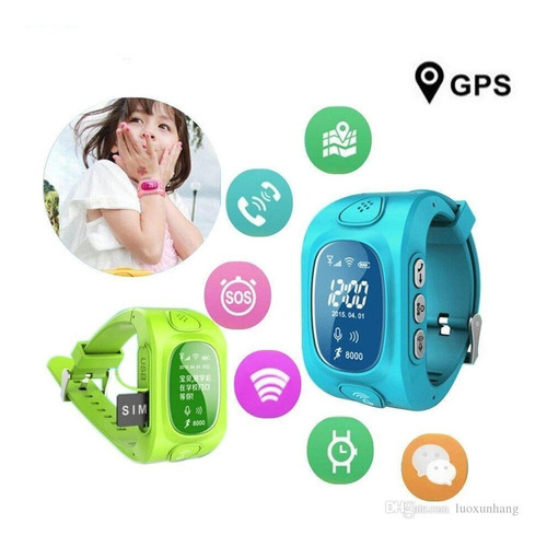 Reloj Localizador Para Niños Q50 Gsm Smartwatch Homologado