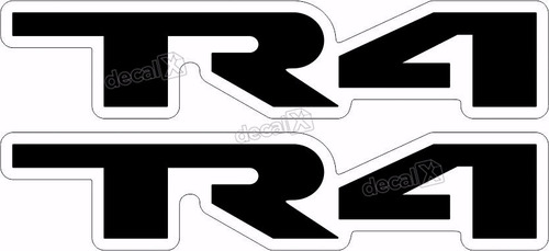 Emblema Adesivo Resinado 4x4 Mitsubishi Pajero Tr4 Par Tr408