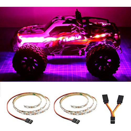 Tira De Luces Led Elechawk Para Aviones Rc (rosa)