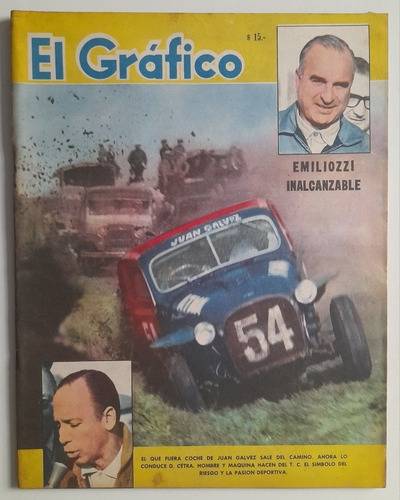 Revista El Grafico 2278 - Juan Galvez River Boca Banfield