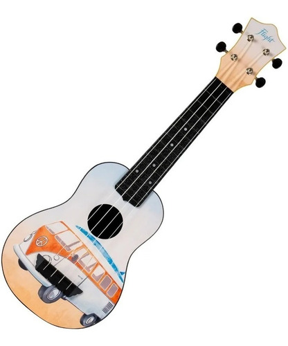 Flight Tus-25 Bus Ukelele Soprano Con Funda