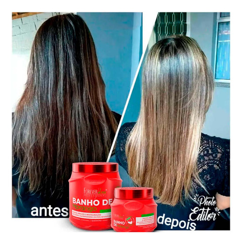Shampoo Banho De Verniz Morango Forever Liss 500ml