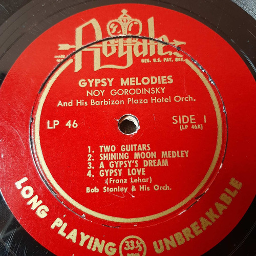 Sin Tapa Microsurco Noy Gorodinsky Gypsy Melodies  Vm0