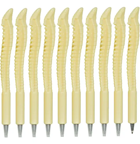 comprar  Lopenle 10 Pcs Novidade Canetas De Osso Forma De Coluna Can