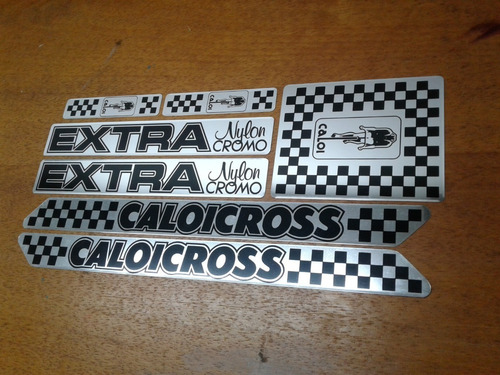 Em Silk Adesivos Caloi Cross Extra Light Cromo Nylon Seta 84