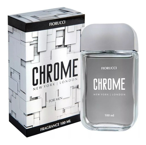 Perfume Deo Colônia Masculino Chrome 100ml Fiorucci Volume da unidade 100 mL