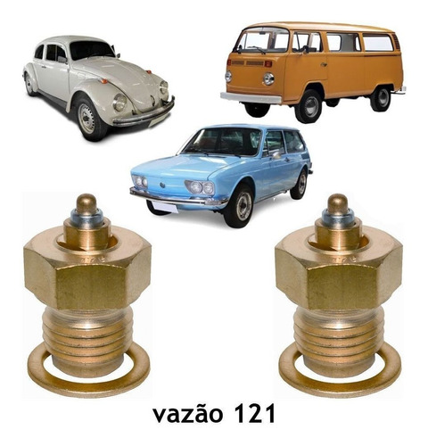 Agulha Boia Carburador Kombi Fusca Variant Brasilia 1600