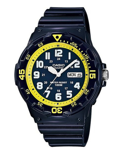Reloj Casio Analogico Mrw-200hc Hombre Impacto Online Malla $$$ Bisel $$$ Fondo 2b