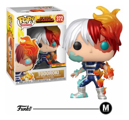 Funko Pop Todoroki #372 Metallic Mha Exclusive Box Warehouse