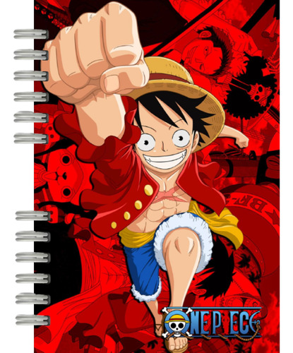 Agenda Perpetua One Piece Luffy + Chapita De Regalo