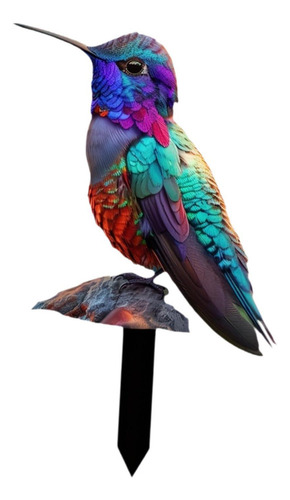 2d Colibrí Década De Jardín Decorativo Acrílico