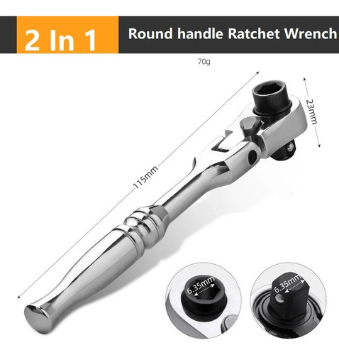 Nuevo Herramienta Manual De Llave De Trinquete Con Mango