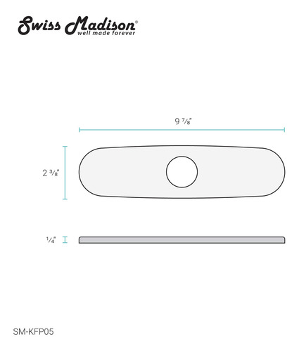 Swiss Madison Bien Hecha Para Siempre Sm-kfp05 Deck Faucet