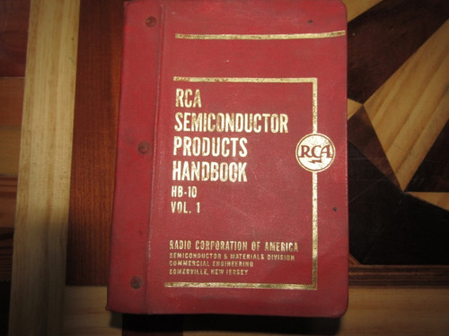 Manual- Rca Semiconductor Products Handbook. Hb- 10  Num 895